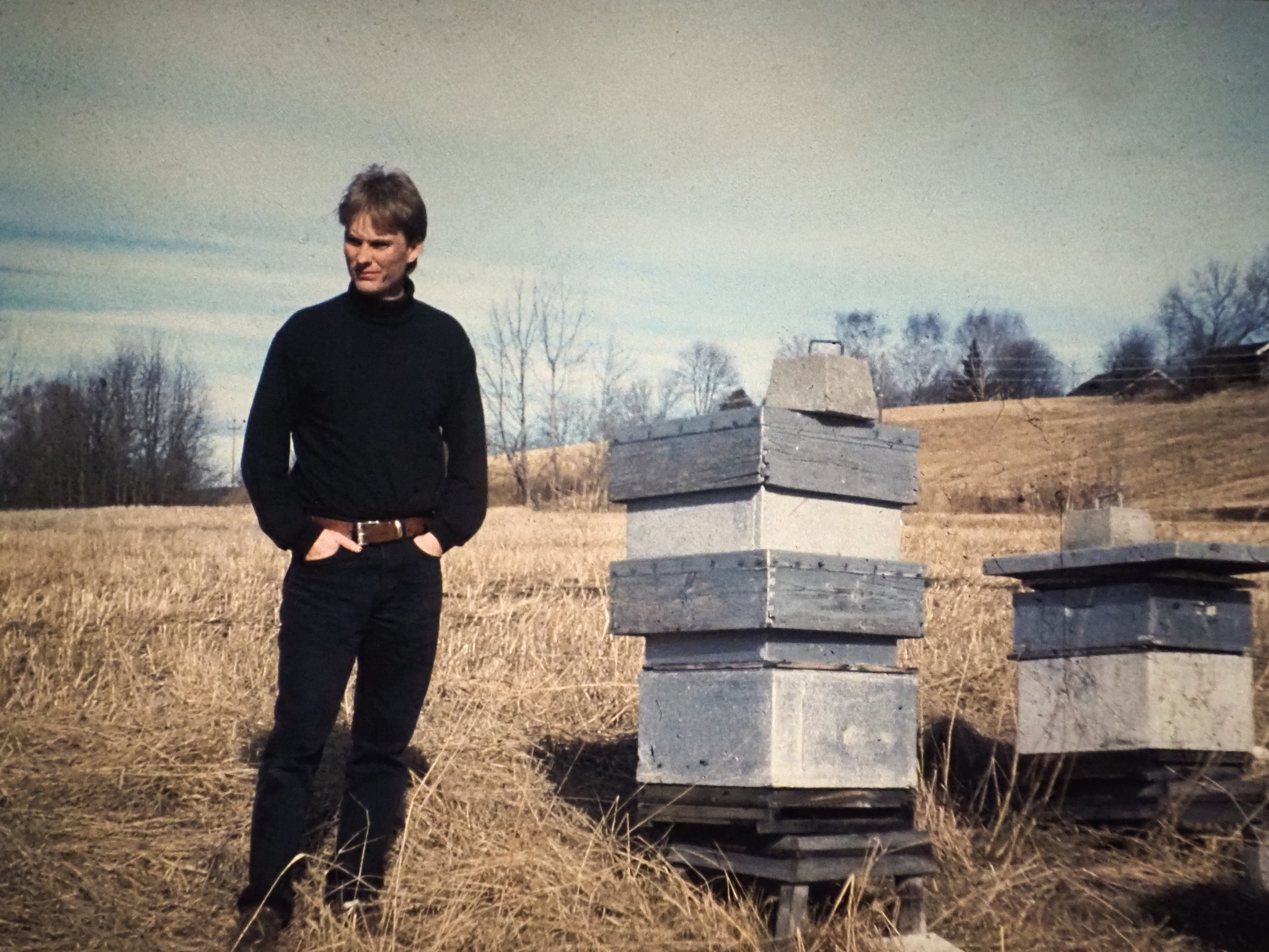 Birøkt på begynnelsen av 1990-tallet med tretti kuber i drift
